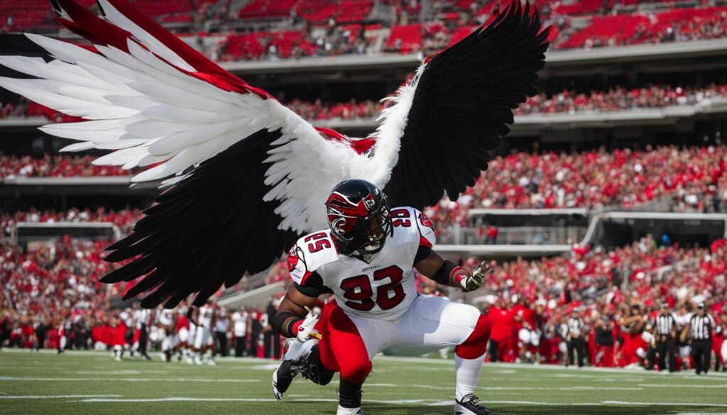 Atlanta Falcons Mascot Freddie Falcon
