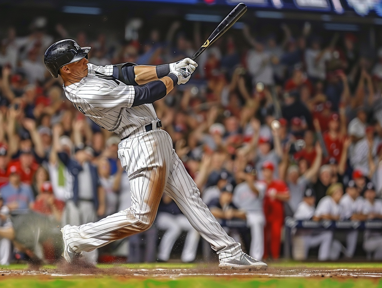 “Yankees’ Aaron Judge leads thrilling comeback victory with clutch single”
