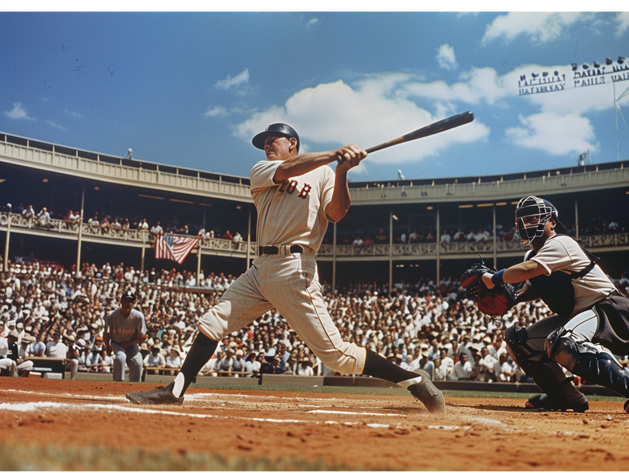 Ted Williams’ Historic 502-Foot Fenway Home Run